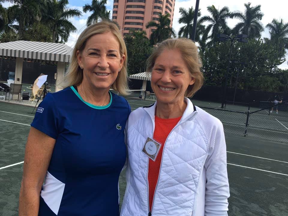 Dr. Favor with Chris Evert